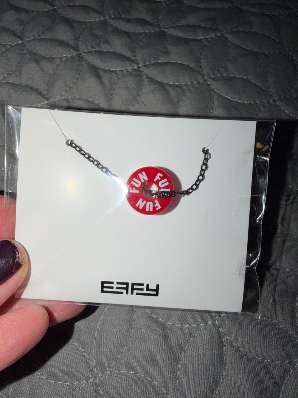 NEW NWT CARNIVAL CRUISE 🚢 "FUN" Button Necklace - MUST BE BUNDLED